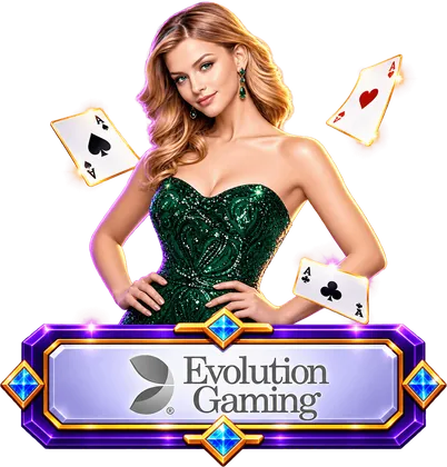 Evolution Gaming live dealer games at 96ACE